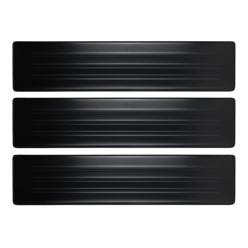 Matte black Cybertruck tailgate protector guard set for 2024-2026 models