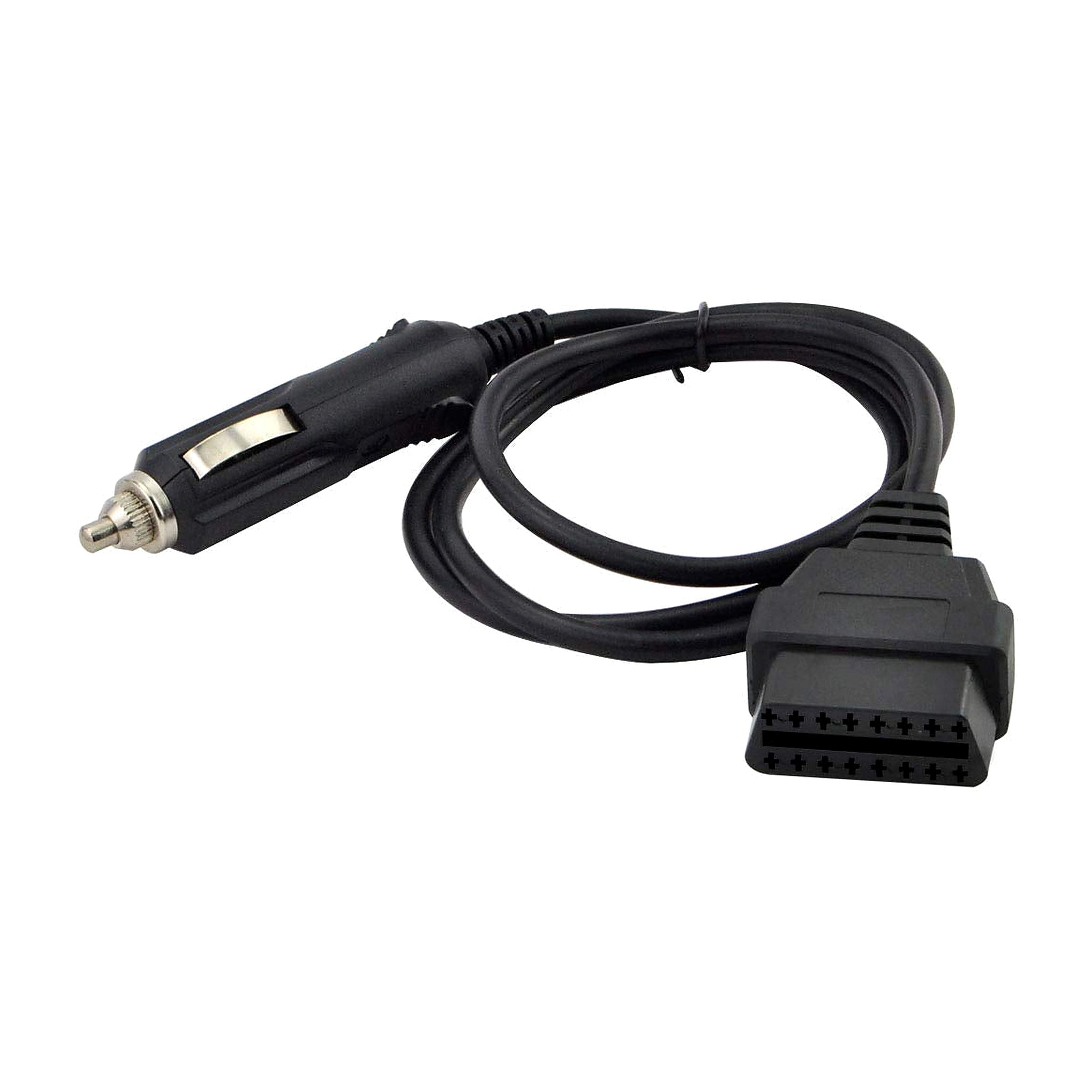 OBD2 Cigarette Lighter to OBD Female Connector Cable – 1M Car Memory Saver Power Adapter