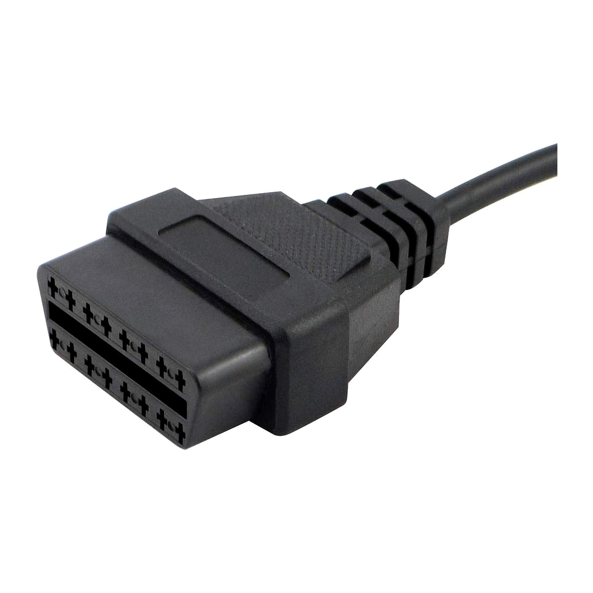 OBD2 Cigarette Lighter to OBD Female Connector Cable – 1M Car Memory Saver Power Adapter