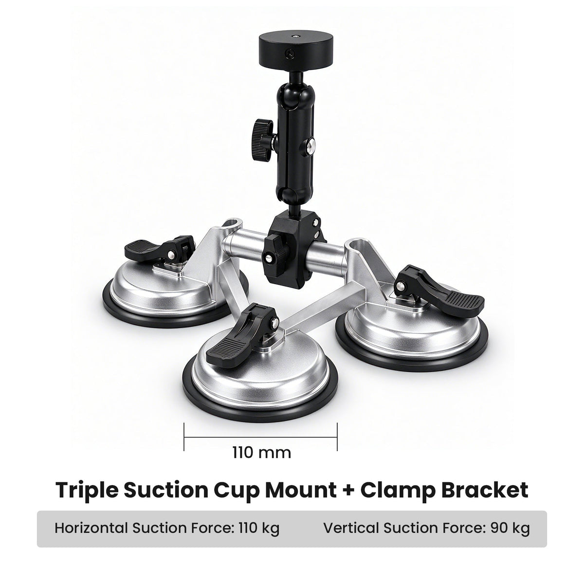 Starlink Mini Heavy-Duty Suction Cup Mount with Clamp