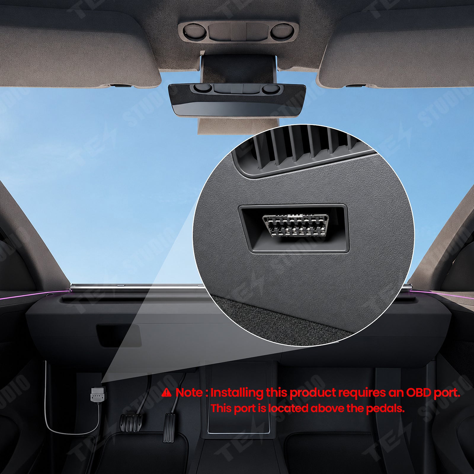 Fully Automatic Front Windshield Sunshade for Model 3 & 3 Highland / Model Y & Y Juniper & Y Standard & Y L / Model X / Model S