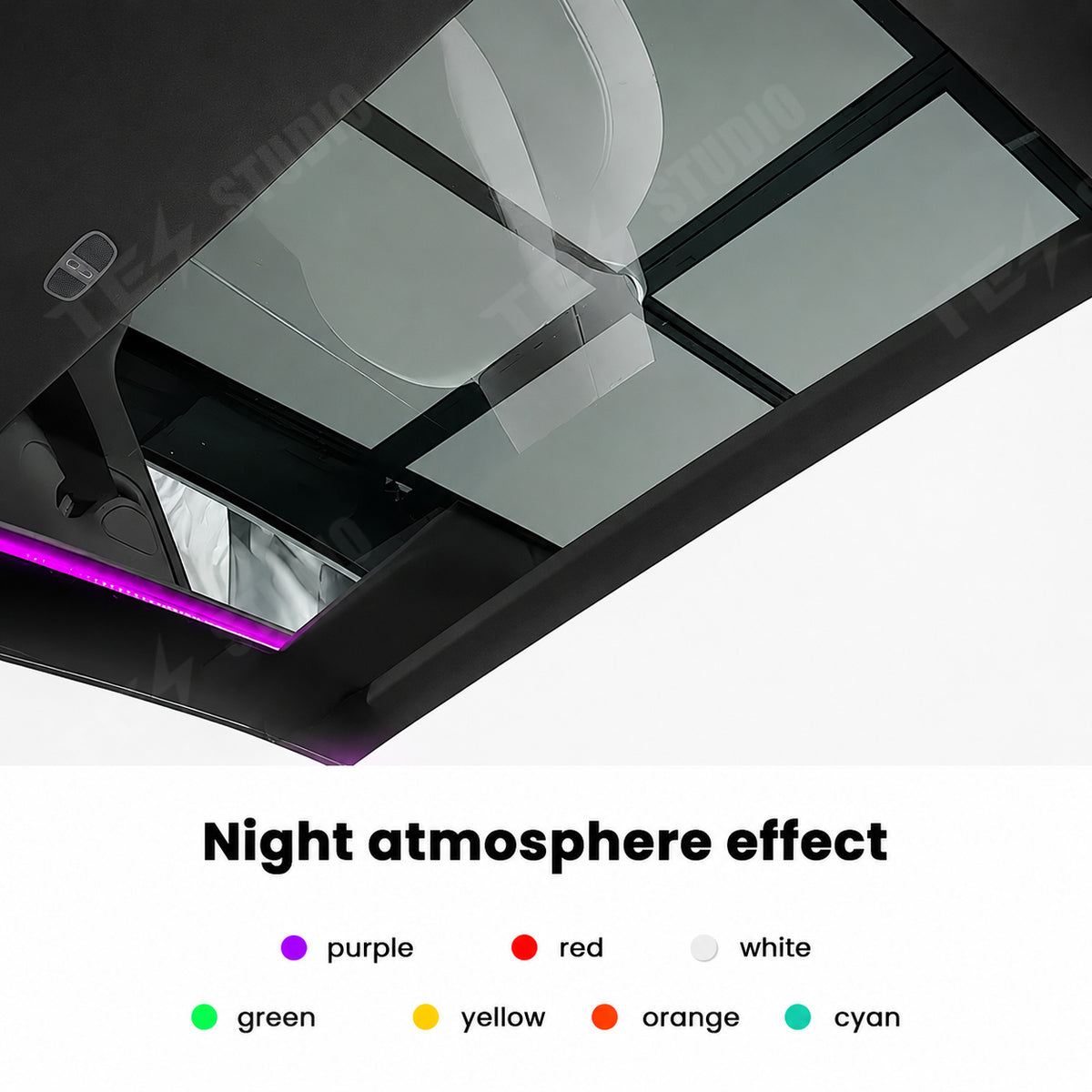 Model Y L Power Sunshade Voice-Controlled