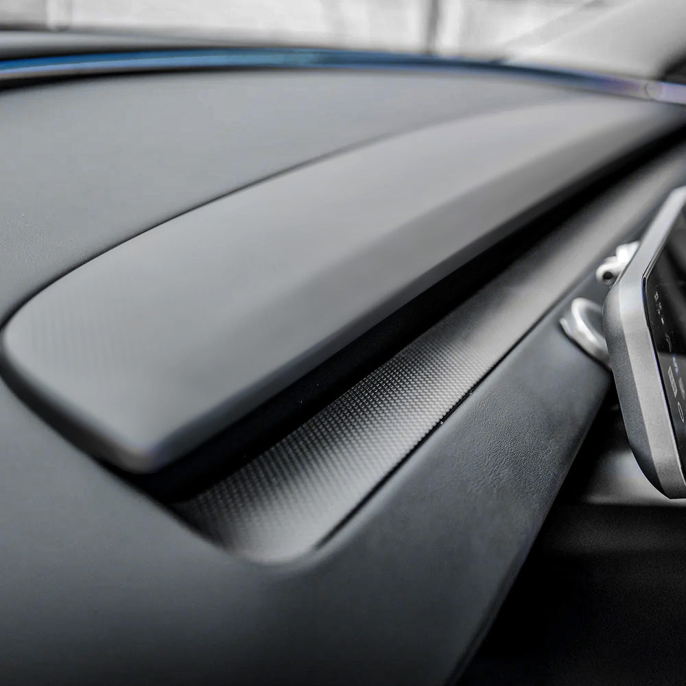 Real Carbon Fiber Dashboard Lower Air Vent Trim For Tesla Model 3 Highland & Model Y Juniper & Model Y L