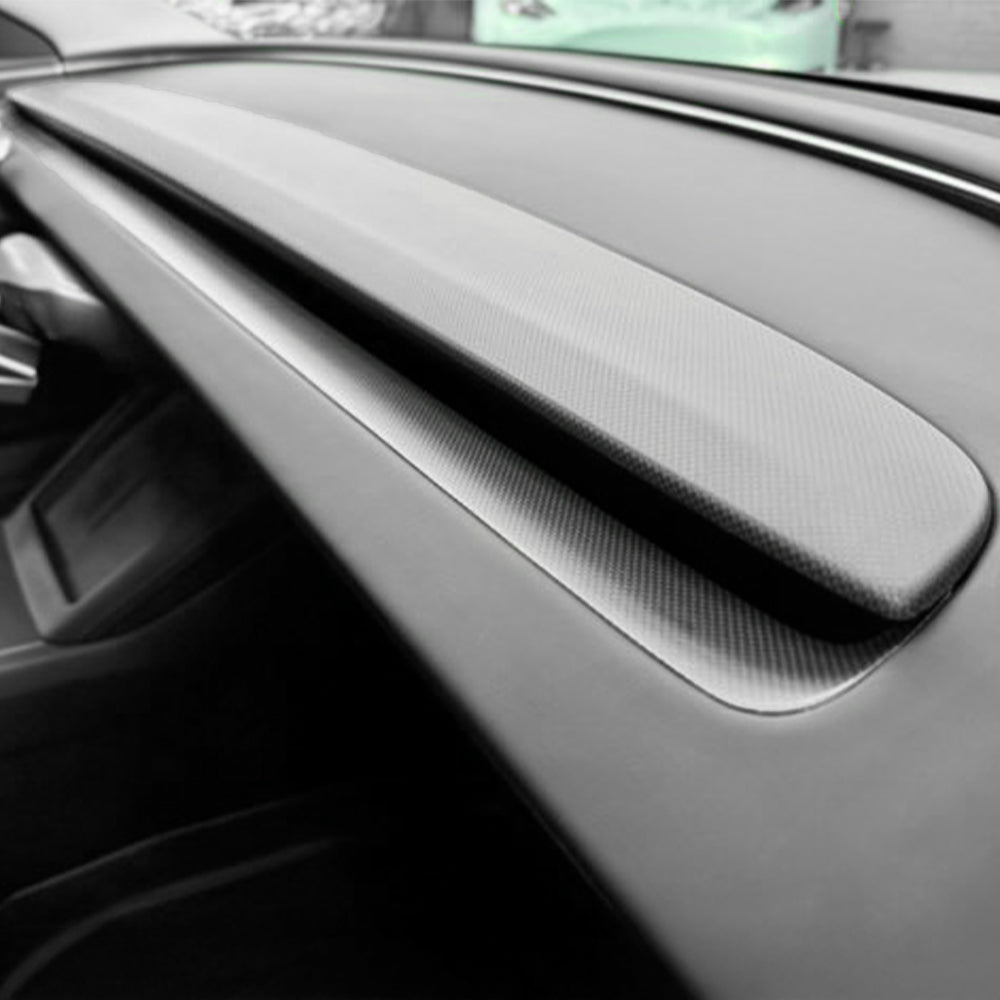 Real Carbon Fiber Dashboard Lower Air Vent Trim For Tesla Model 3 Highland & Model Y Juniper & Model Y L