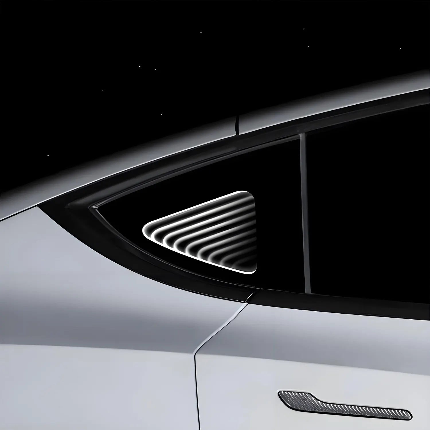 Abyss Filter Triangle Window Ambient Light for Tesla Model Y (2019-2025.02)