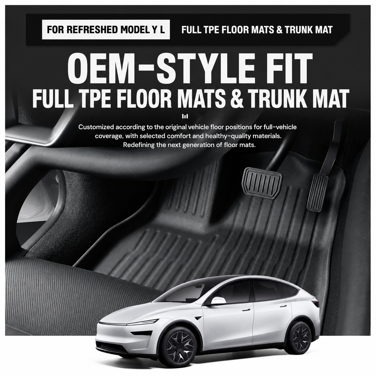 All-Weather Protection Kit for Tesla Model Y L 2025.11+