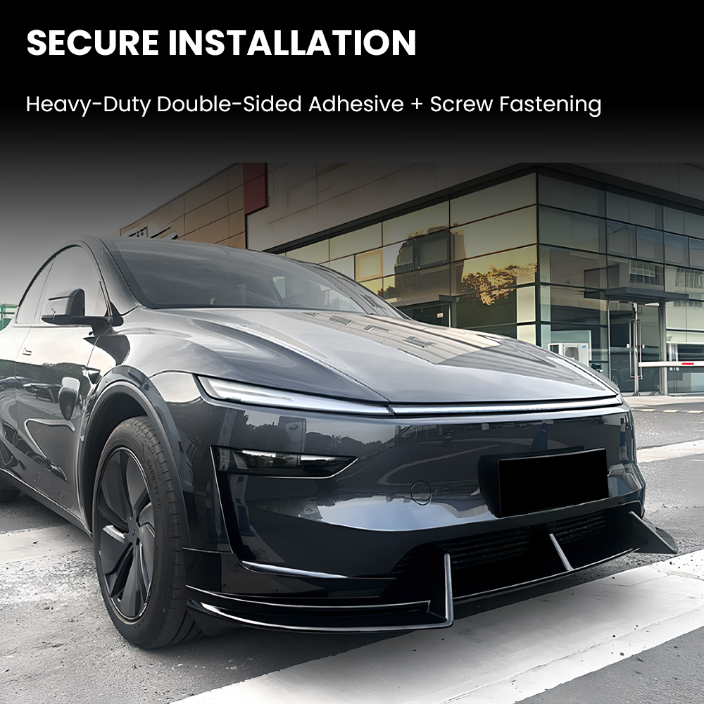 2025 Front Bumper Lip ABS Spoiler for Tesla Model Y Juniper Accessories