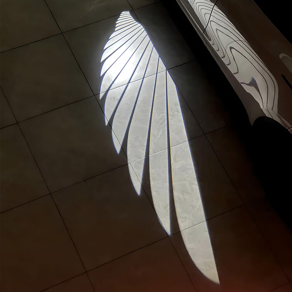 Angel Wing Side Mirror Welcome Projector Light for Tesla Model Y/Y Juniper 2025+