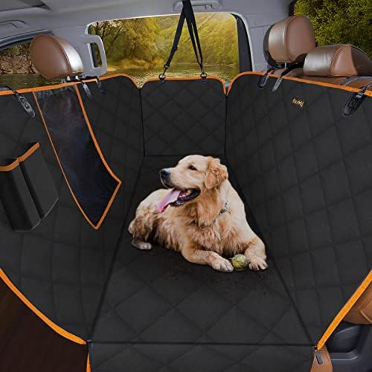 Tesla Rear Seat Dog Car Seat Cover, Waterproof Scratch-Resistant Pet Protector