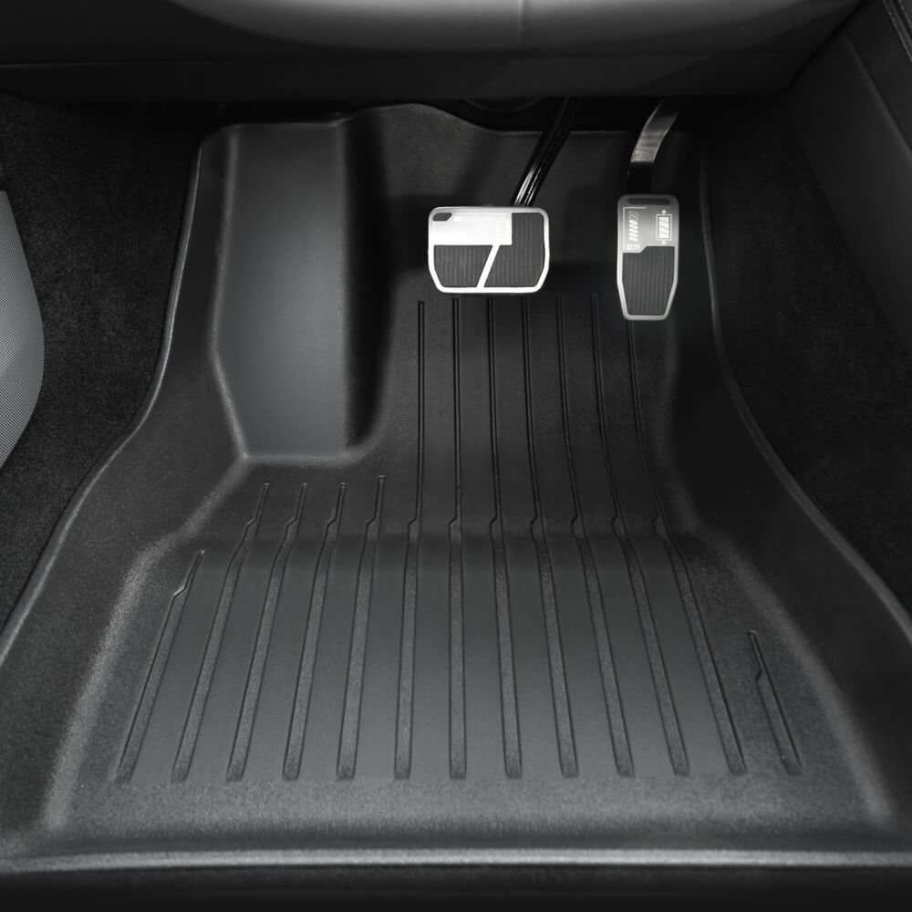 Model 3 Highland custom fit all-weather floor mats for daily family commuting