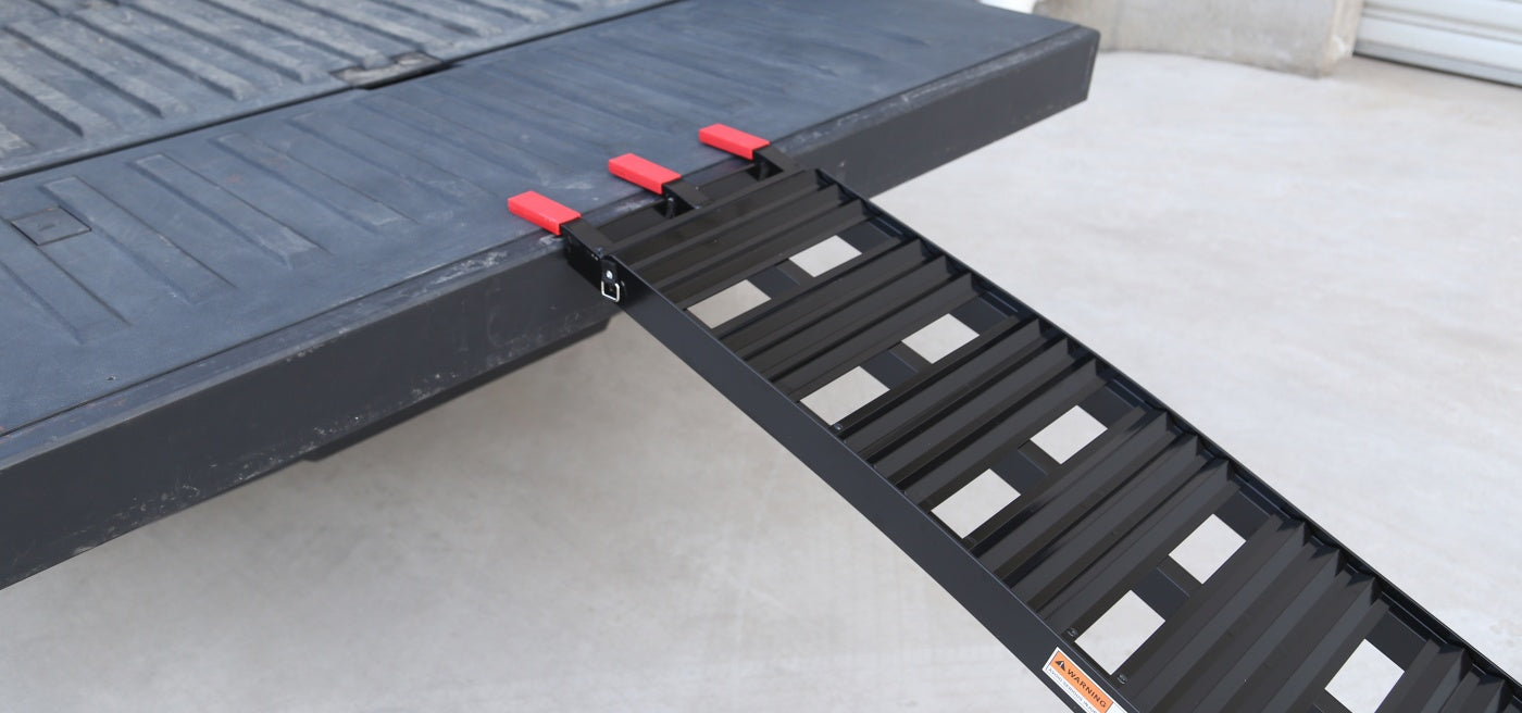 Telsa Cybertruck Portable Loading Ramps Cybertruck Aluminum Loading Trailer Ramps Tesstudio®