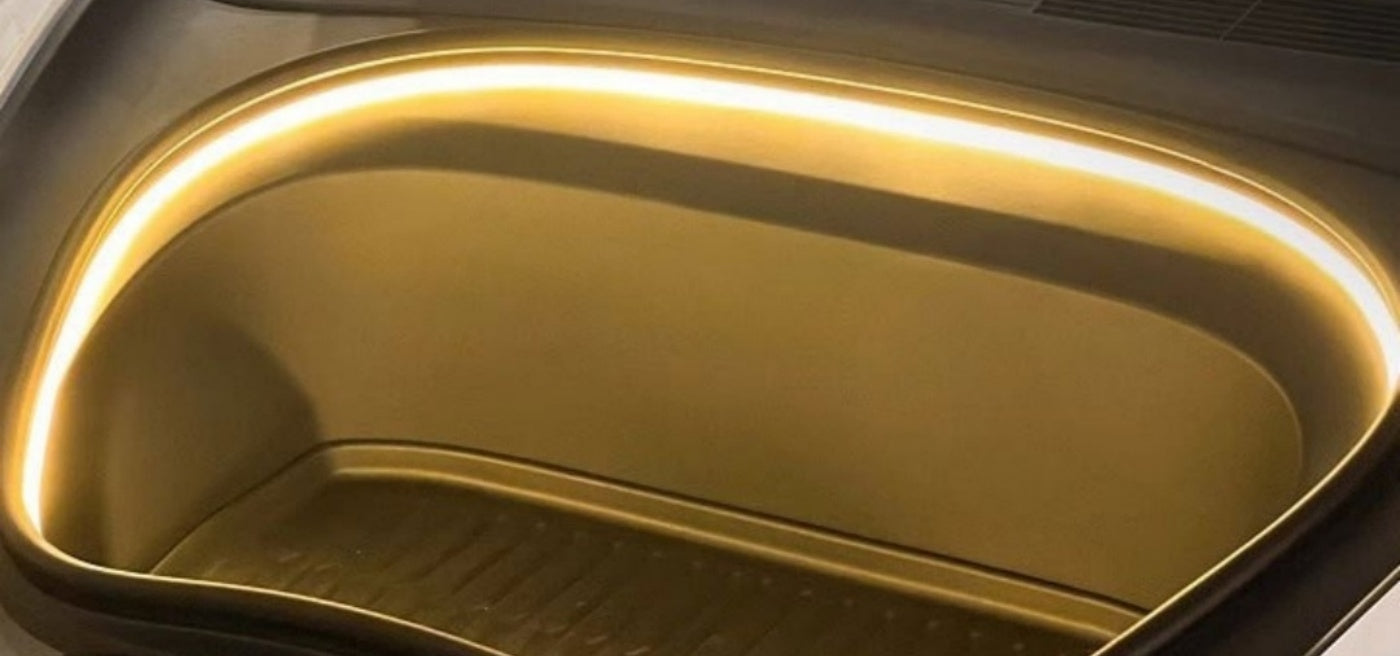 Tesla Model 3 Highland Frunk LED Strip Lights Tesla Accessories Front Trunk Ambient Lights Tesstudio®