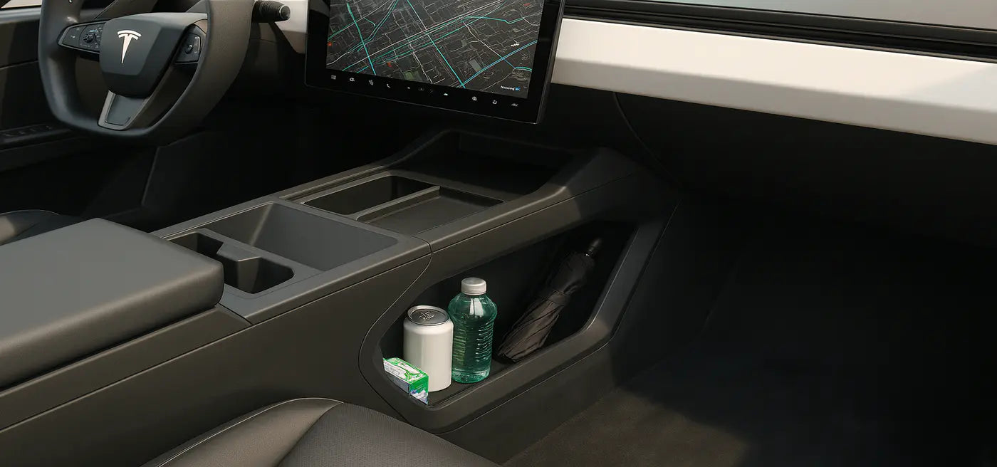 Tesstudio Aisle Central Storage box For Tesla Cybertruck