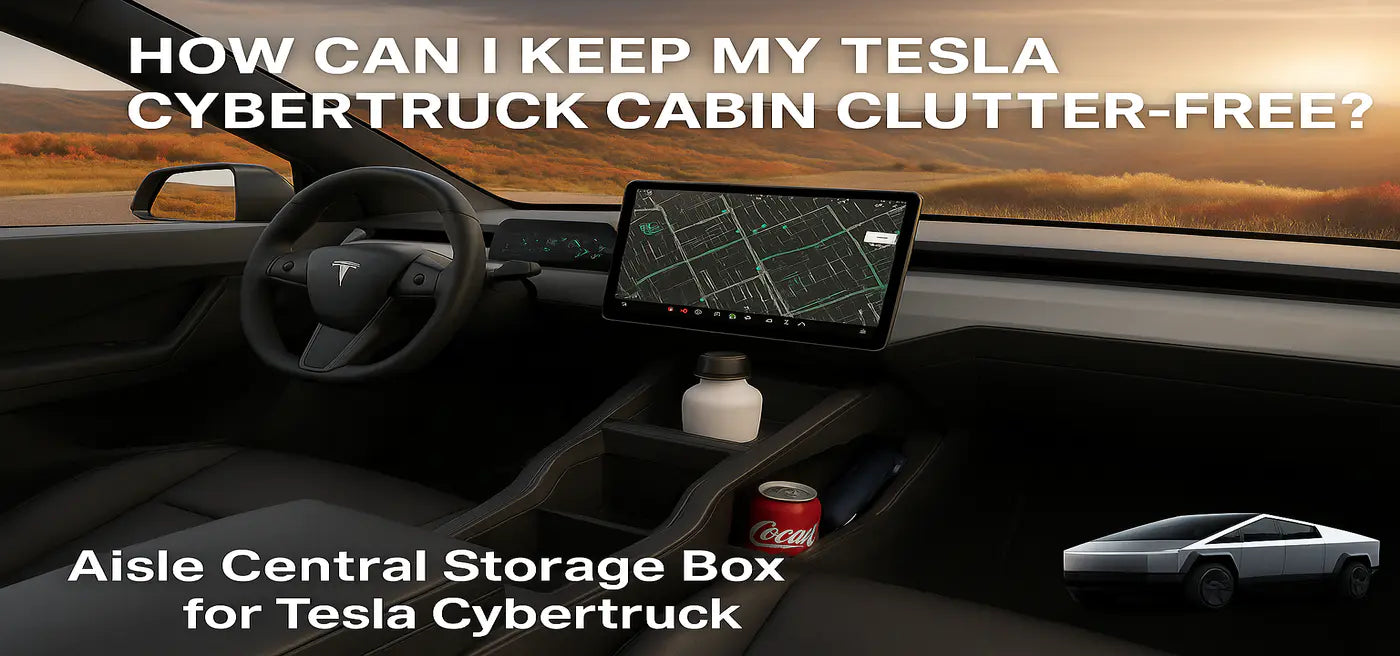 Tesstudio Aisle Central Storage Box for Tesla Cybertruck
