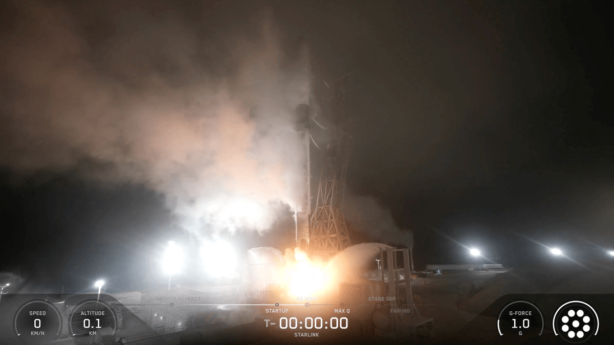 Falcon 9 launches Starlink 17-50 from Vandenberg on August 18 local time