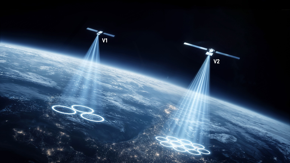 Starlink Mobile satellite-to-phone coverage image published by SpaceX with its 800 MHz spectrum announcement
