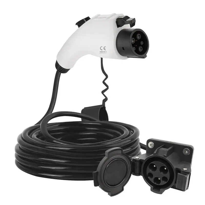 J1772/Type 1 EV Charger Extension Cable Compatible for All SAE J1772 Chargers