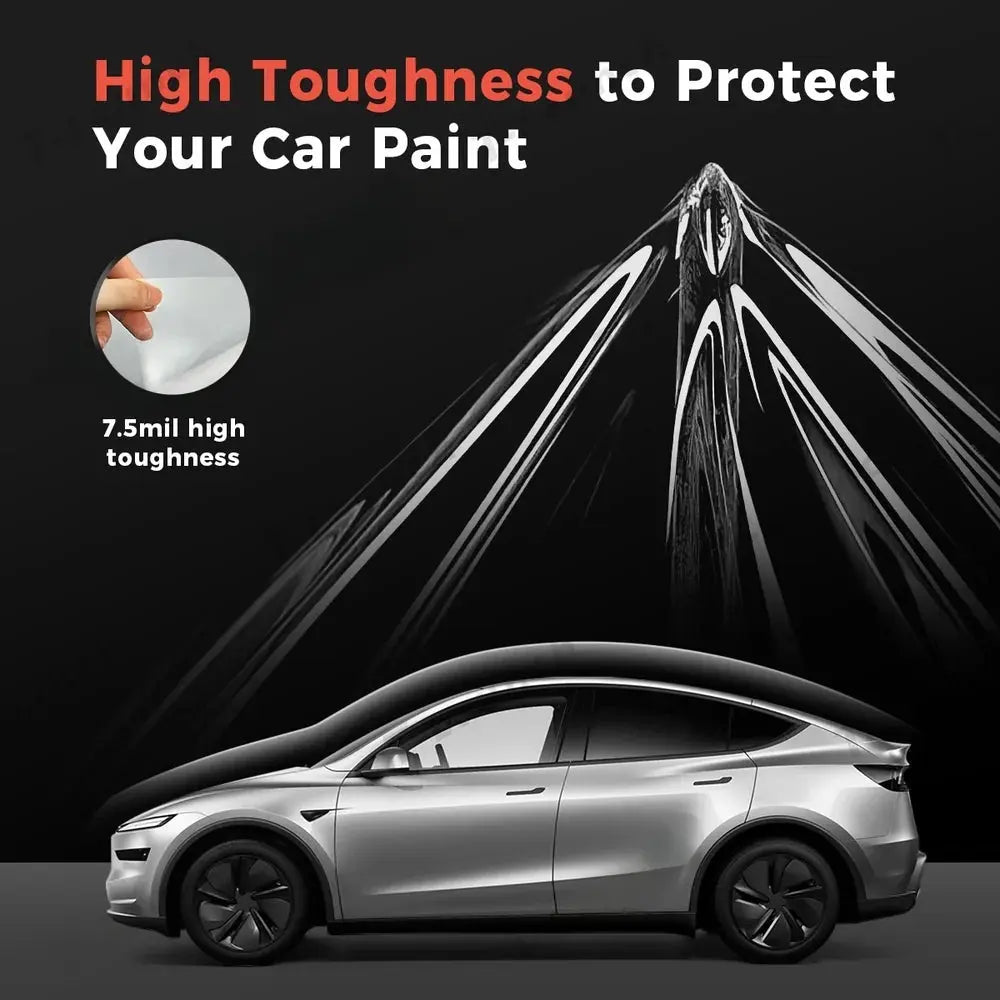 Glossy TPU Invisible Full-Body PPF for Tesla Model Y Juniper 2025+
