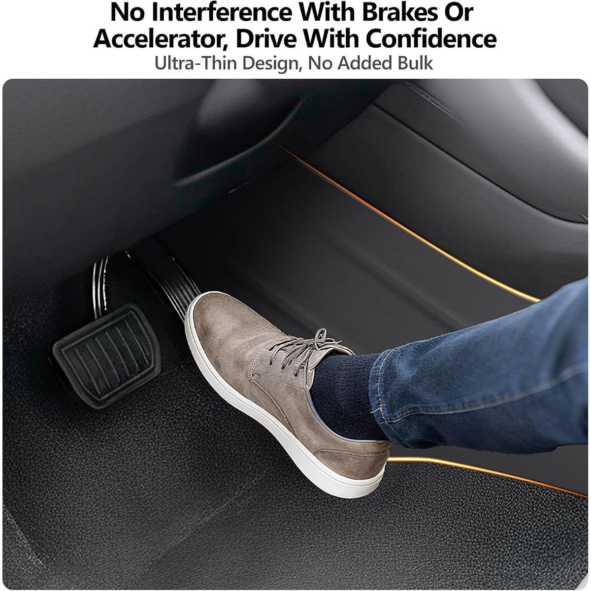 2-Piece TPE Center Console Side Kick Protector Mats for Tesla Model Y Juniper / Model Y L
