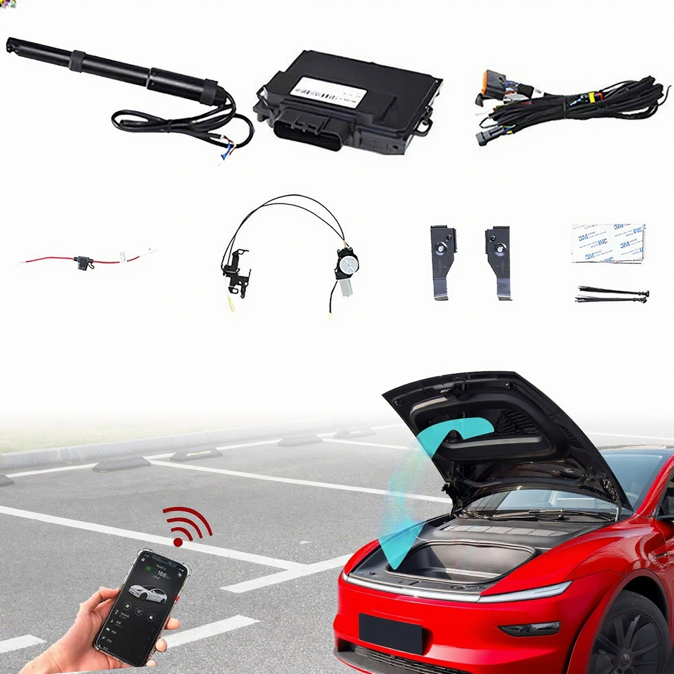 Power Frunk Silent Front Trunk Electric Suction Lock Plus For Tesla Model 3/Highland Model Y/Y Juniper