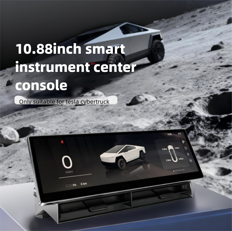 10" TES-C10 Upgrade Dashboard for Cybertruck Bigger Display, Smarter Safety, Enhanced Driving Experience