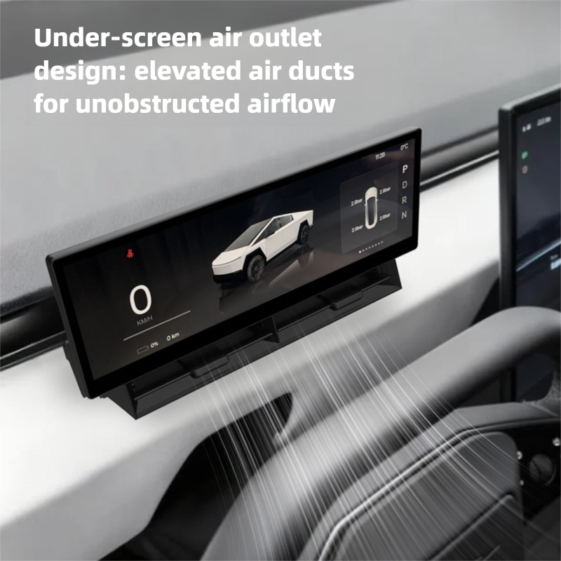 10" TES-C10 Upgrade Dashboard for Cybertruck Bigger Display, Smarter Safety, Enhanced Driving Experience