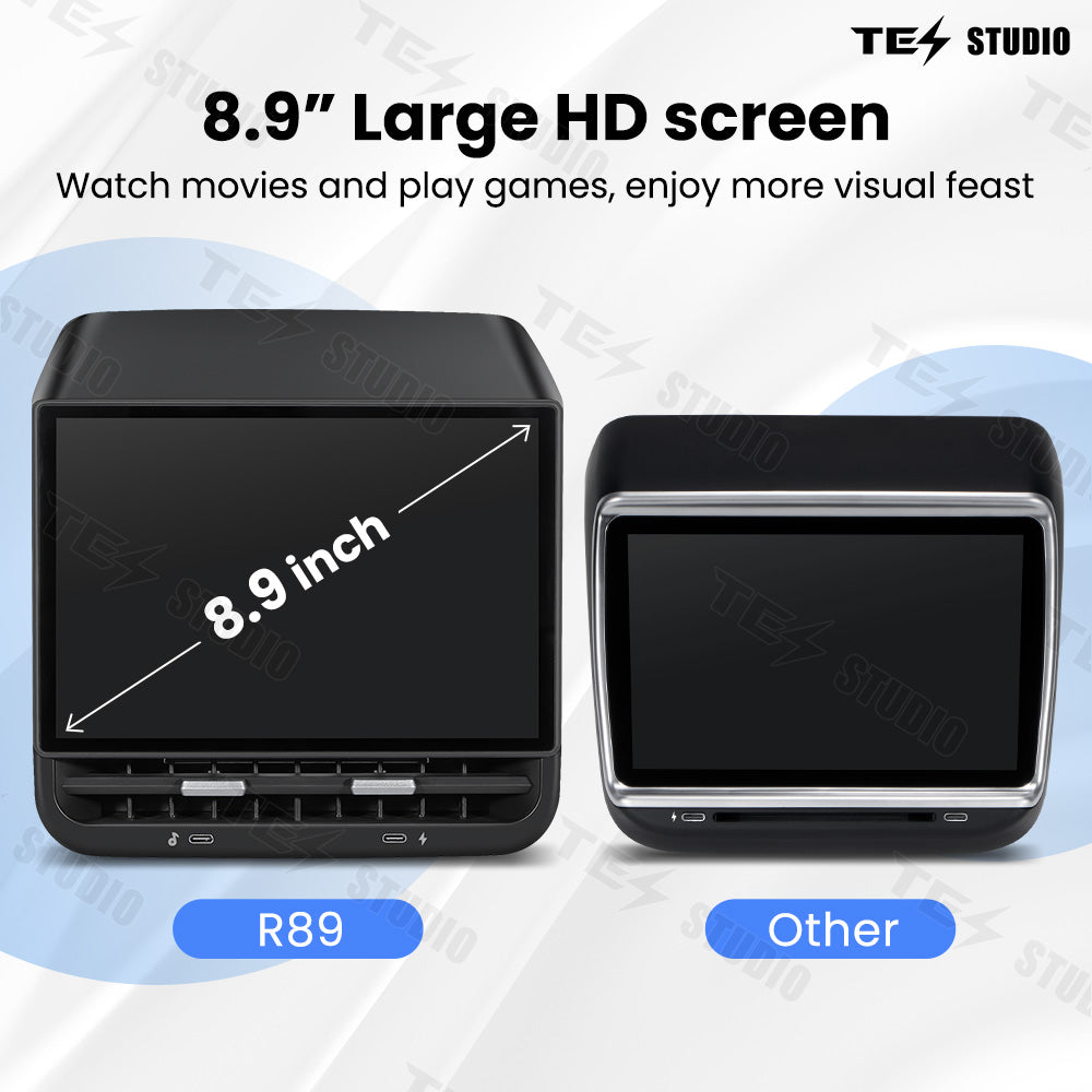 R89 Rear Display Screen Rear Entertainment Display for Tesla Model 3/Y