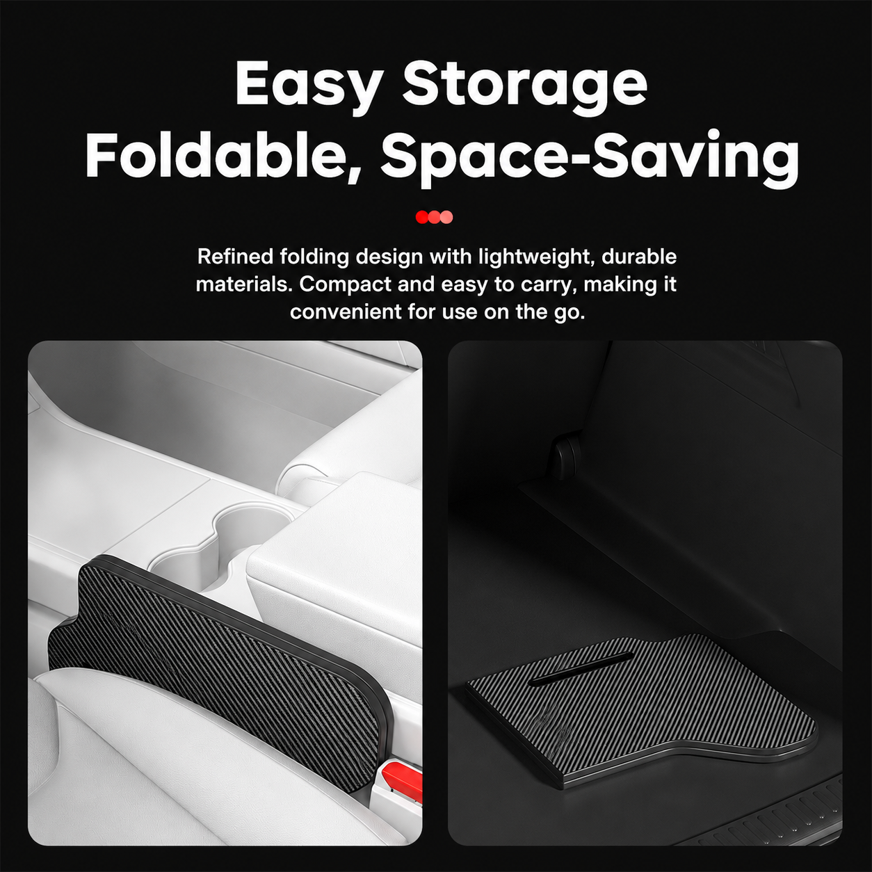 Portable Laptop Foldable Car Tray Table for Model Y L 2025.11+