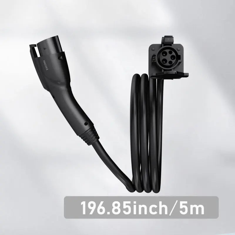 J1772/Type 1 EV Charger Extension Cable Compatible for All SAE J1772 Chargers