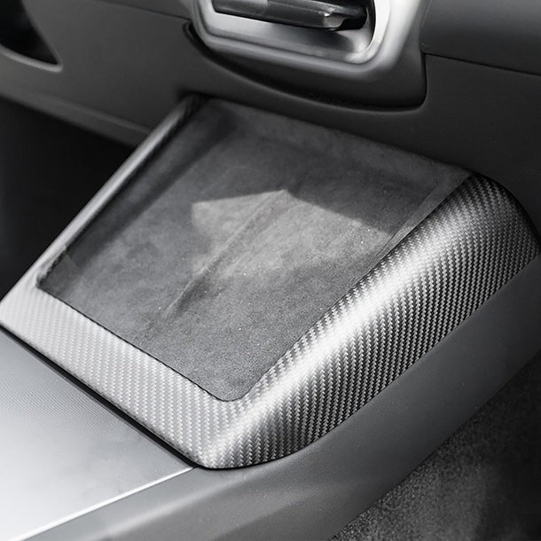 [Real Carbon Fiber] Central Control Charging Frame Cover for Tesla Model 3 Highland/Y Juniper