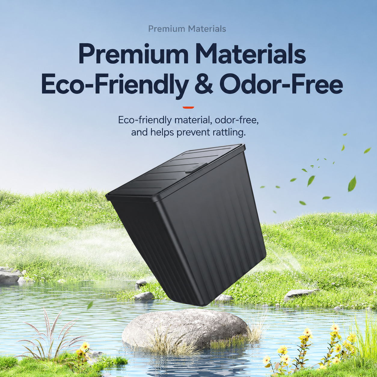Rear Seat Center Storage Trash Bin for Tesla Model 3 Highland and Model Y Juniper, ABS