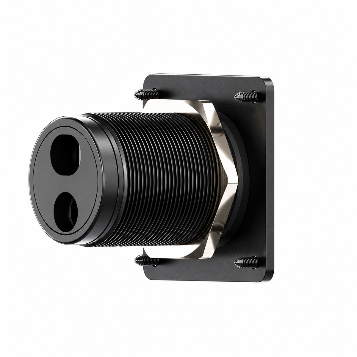 Starlink Mini & Gen 3 2-in-1 Aluminum Cable Pass-Through Panel - Waterproof RJ45/DC Female Couplers