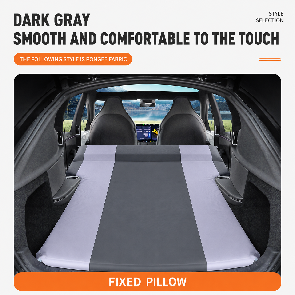 Trunk Air Mattress Kit for Tesla Model Y L 6-Seat, with Support Board and Air Pump