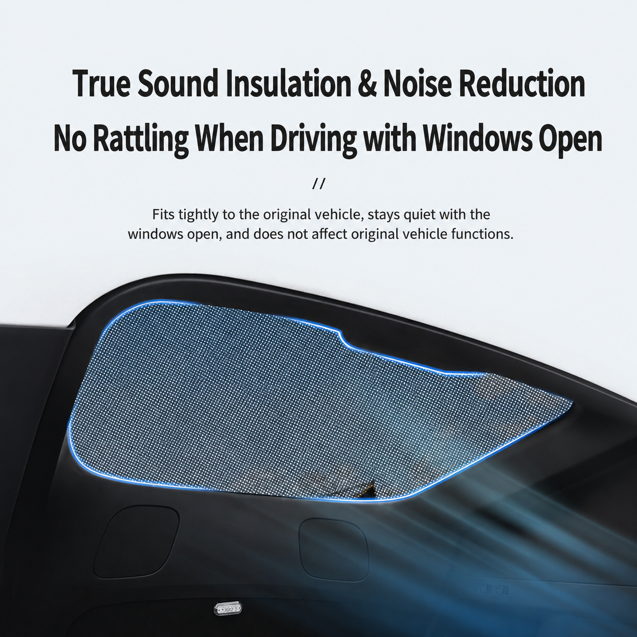 Rear Sunroof Mesh Hatch Sunshade for Tesla Model Y / Model Y Juniper / Model Y L