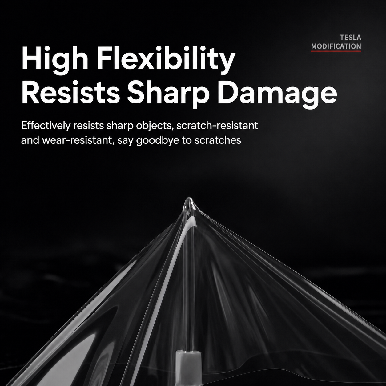 Door Triangle Paint Protection Film TPU Clear Guard for Tesla Model 3 / Model 3 Highland / Model Y / Model Y Juniper / Model Y L