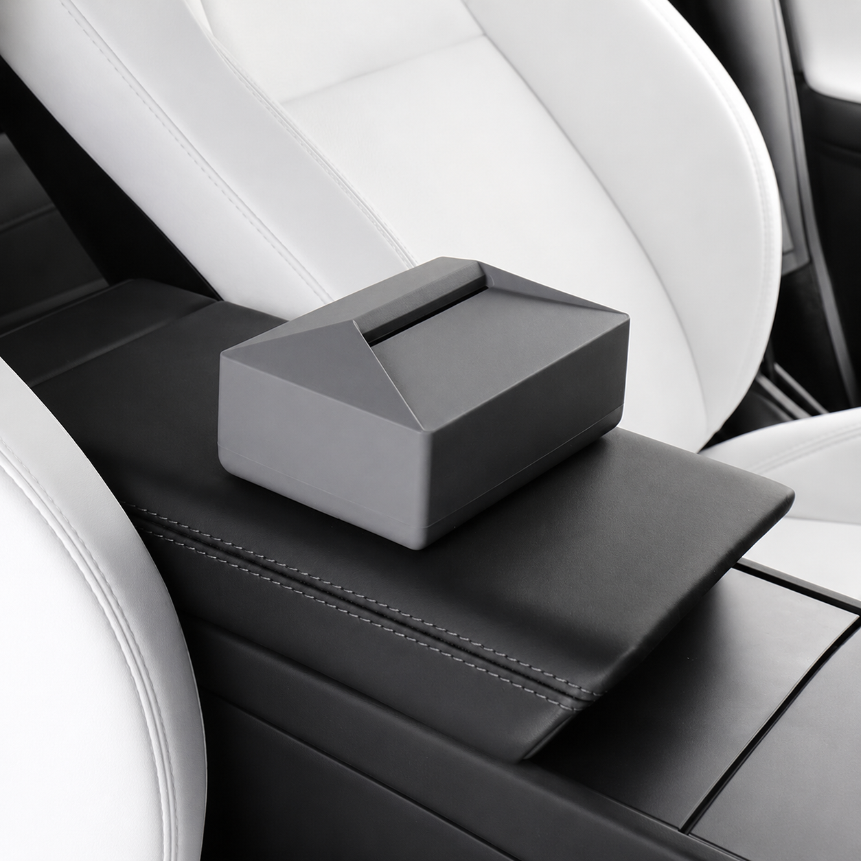 Cyber-Style Car Tissue Box for Tesla Model Y / 3 / X / S