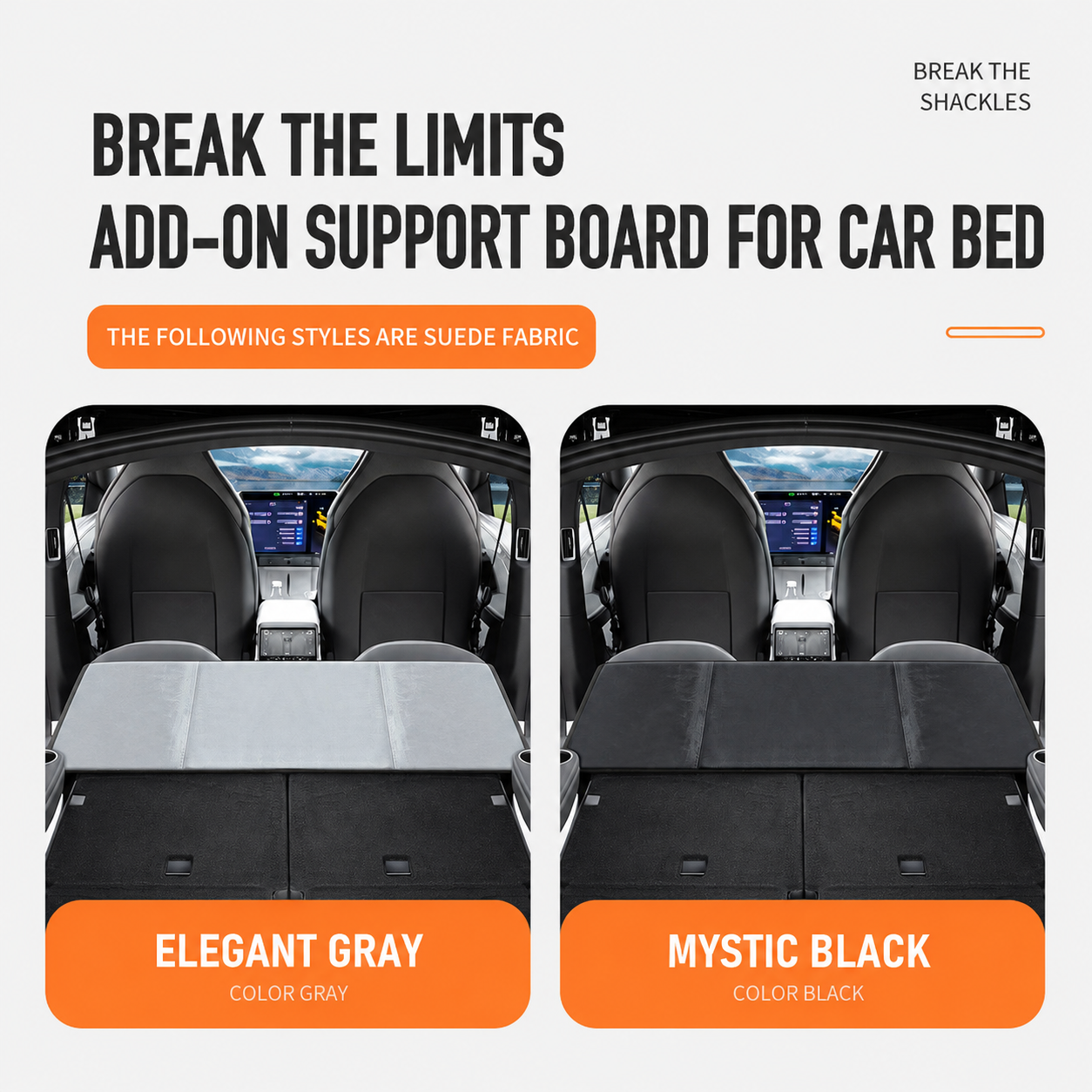 Trunk Air Mattress Kit for Tesla Model Y L 6-Seat, with Support Board and Air Pump
