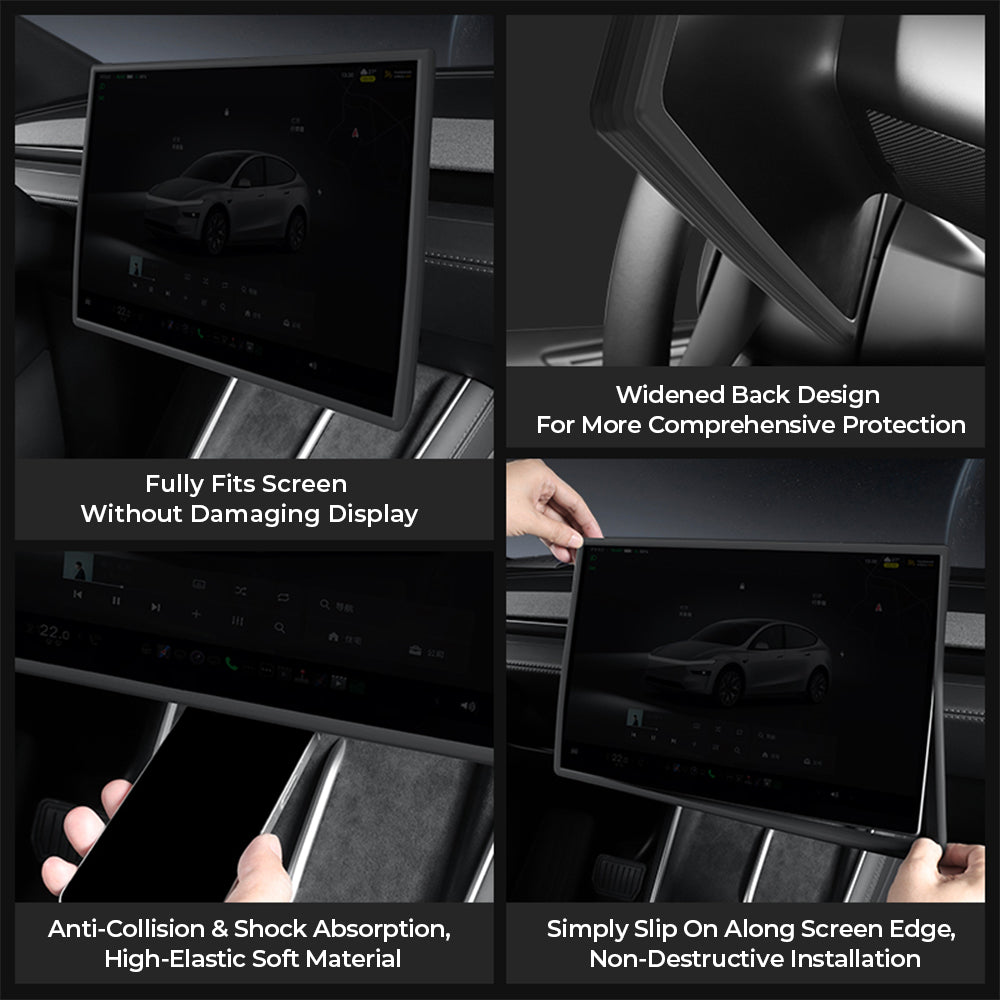 16-Inch Center Screen Silicone Protective Frame for Tesla Model Y Juniper / Model Y L