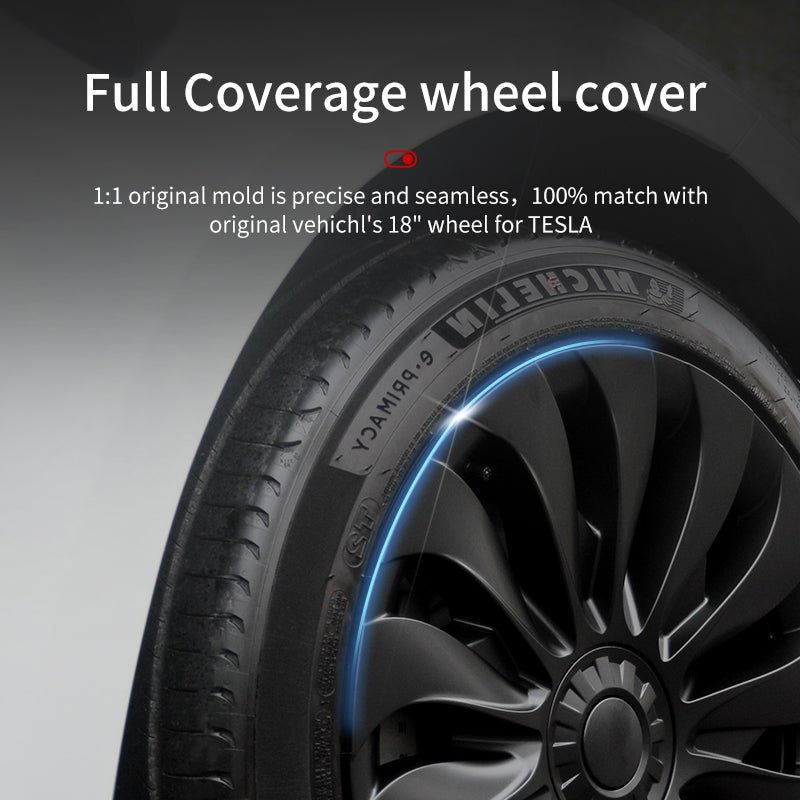Tesla Model 3 Highland Protector Cover Kit 18'' New Storm Style Model 3 Highland Wheel Cover Tesstudio® (2023-2024)