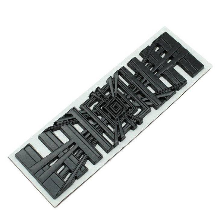 Plaid SpaceBalls Tribute for Tesla, Die-Cast Aluminum Badge Trunk Emblem - For All Tesla Models