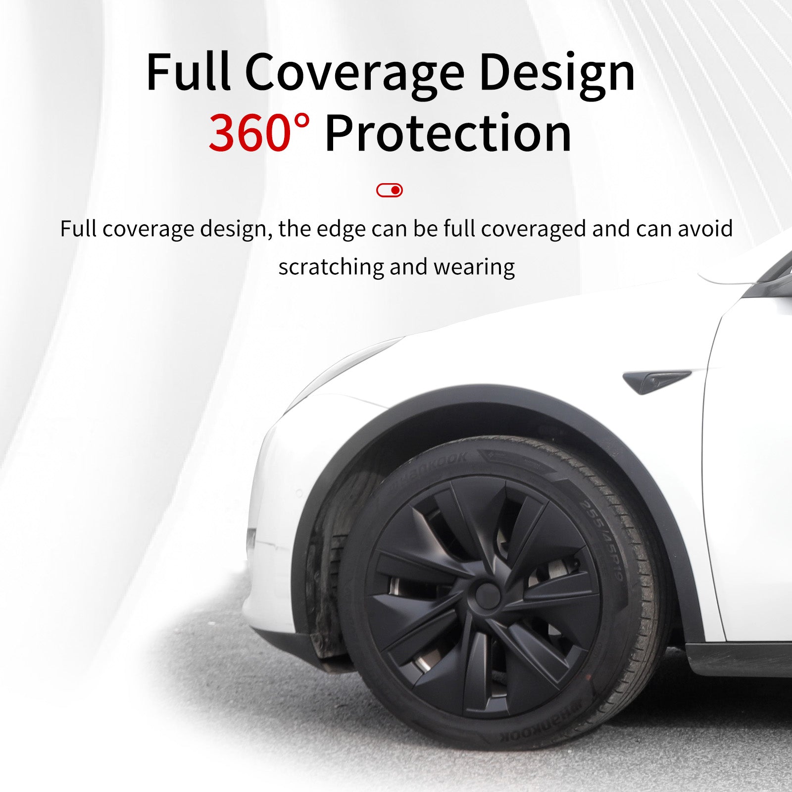 Tesla Model Y Center Caps 19'' Gemini Style Wheel Cover Tesla Wheel Covers Model Y Exterior Accessories Tesstudio®