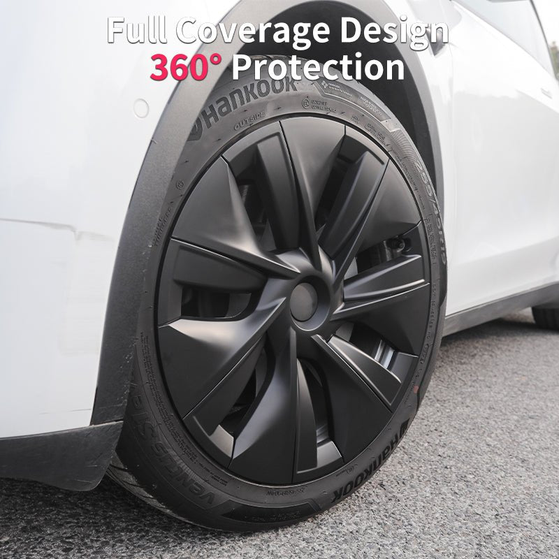 Tesla Model Y Center Caps 19'' Gemini Style Wheel Cover Tesla Wheel Covers Model Y Exterior Accessories Tesstudio®