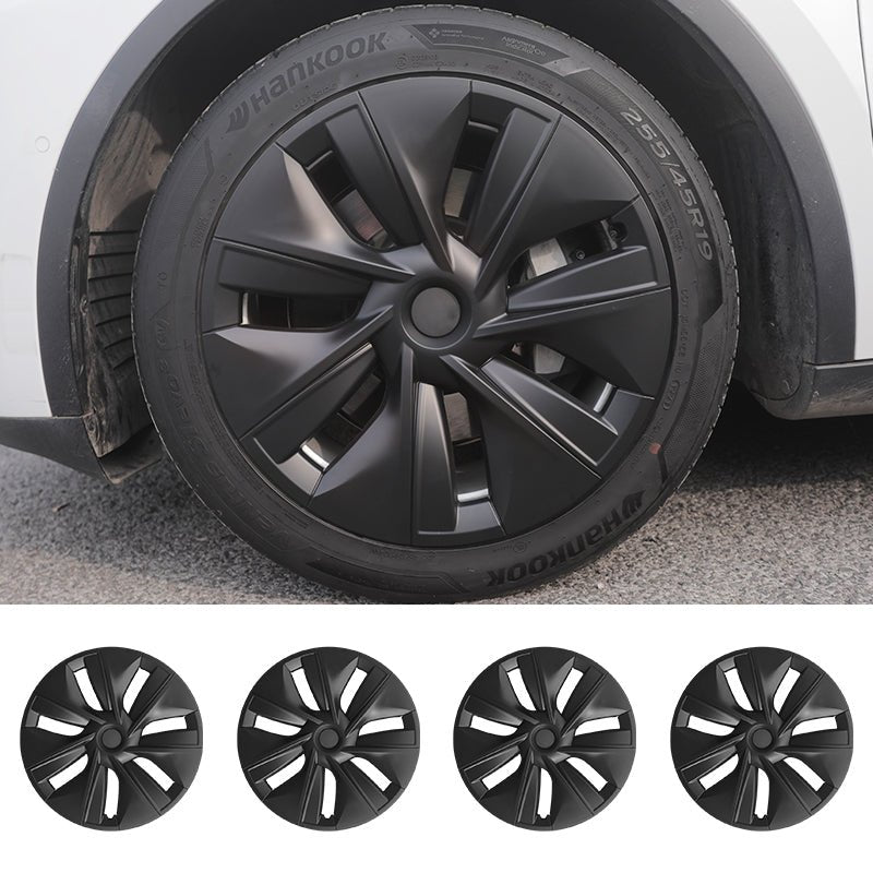 Tesla Model Y Center Caps 19'' Gemini Style Wheel Cover Tesla Wheel Covers Model Y Exterior Accessories Tesstudio®