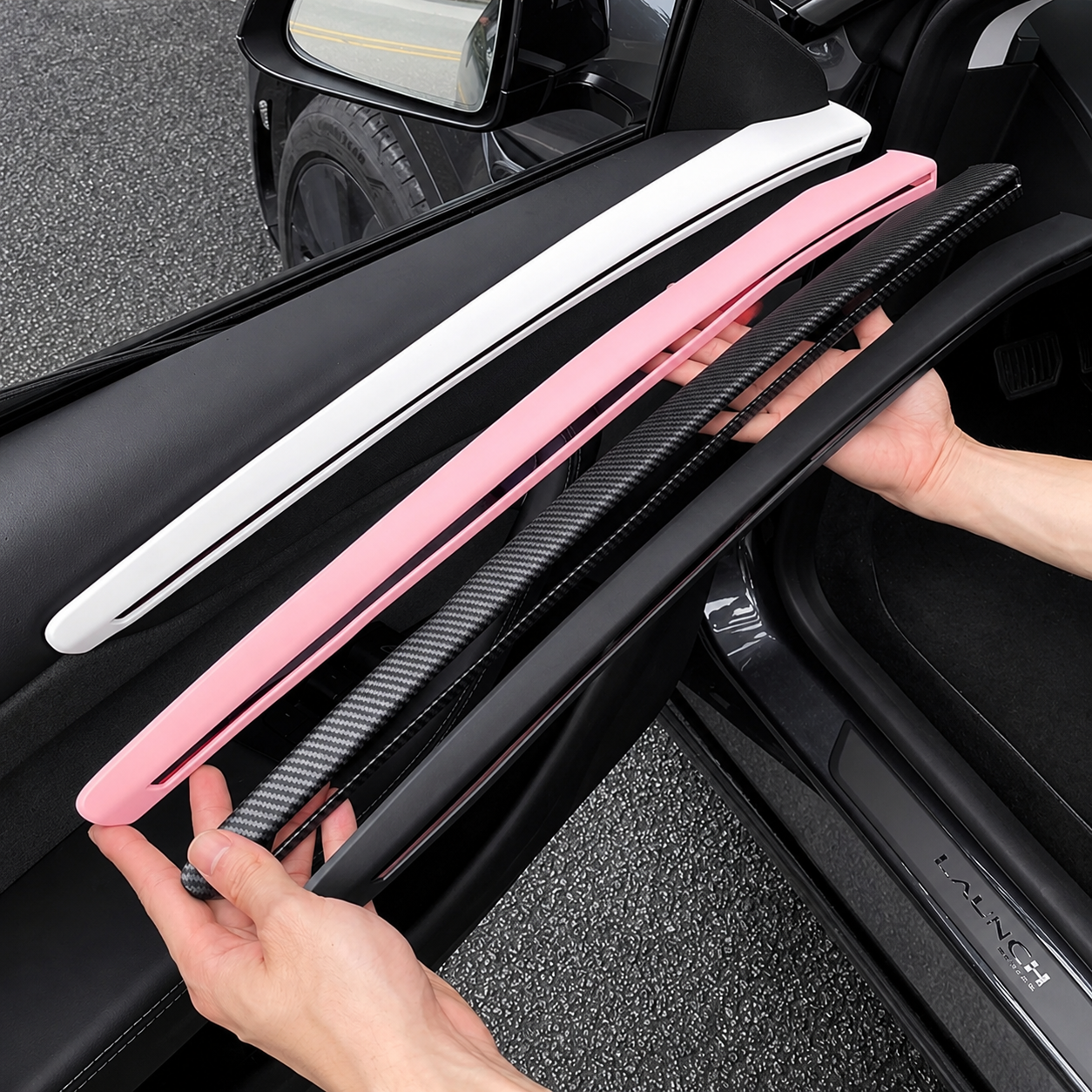 4-Piece Door Side Trim Cover Set for Tesla Model Y Juniper