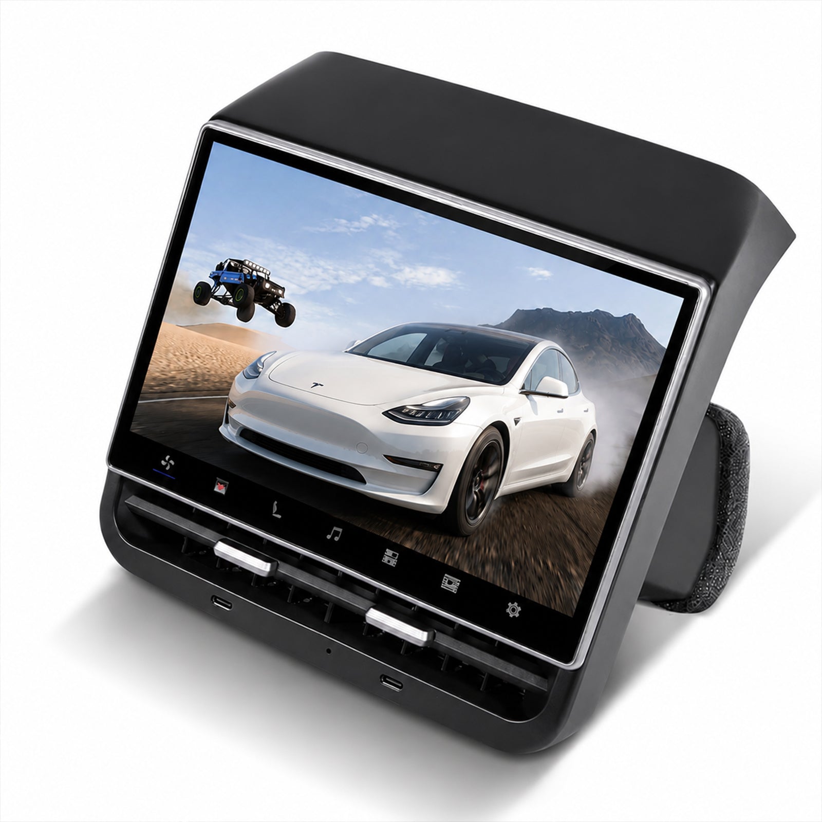 Tesla Model 3/Y Rear Entertainment Screen – 8.66 inch  Display for Road Trips