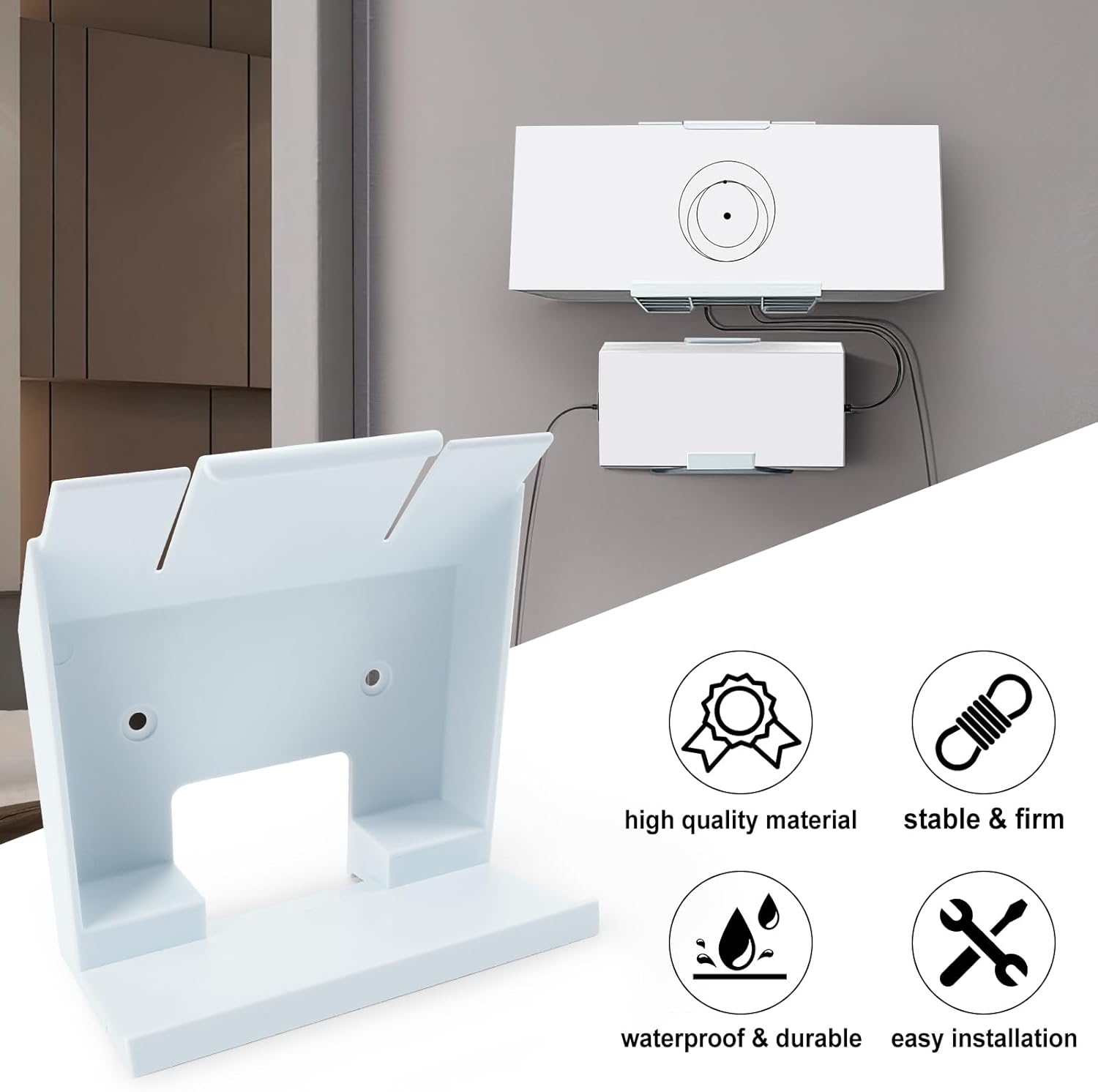 Router & Power Supply Wall Mount Kit for Starlink Gen 3