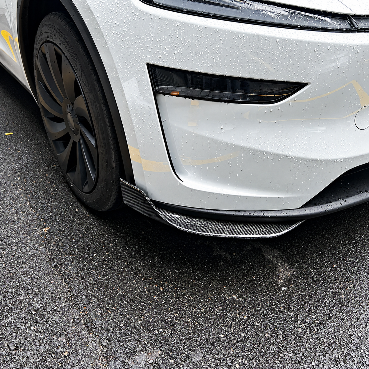 Carbon Fiber Front Bumper Corner Trim for Tesla Model Y Juniper / Model Y L
