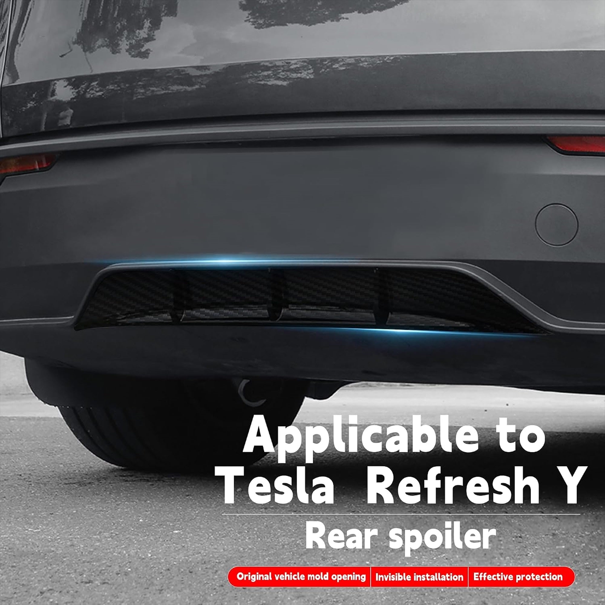 Rear Bumper Diffuser for Tesla Model Y Juniper 2025-2026 | Tesstudio