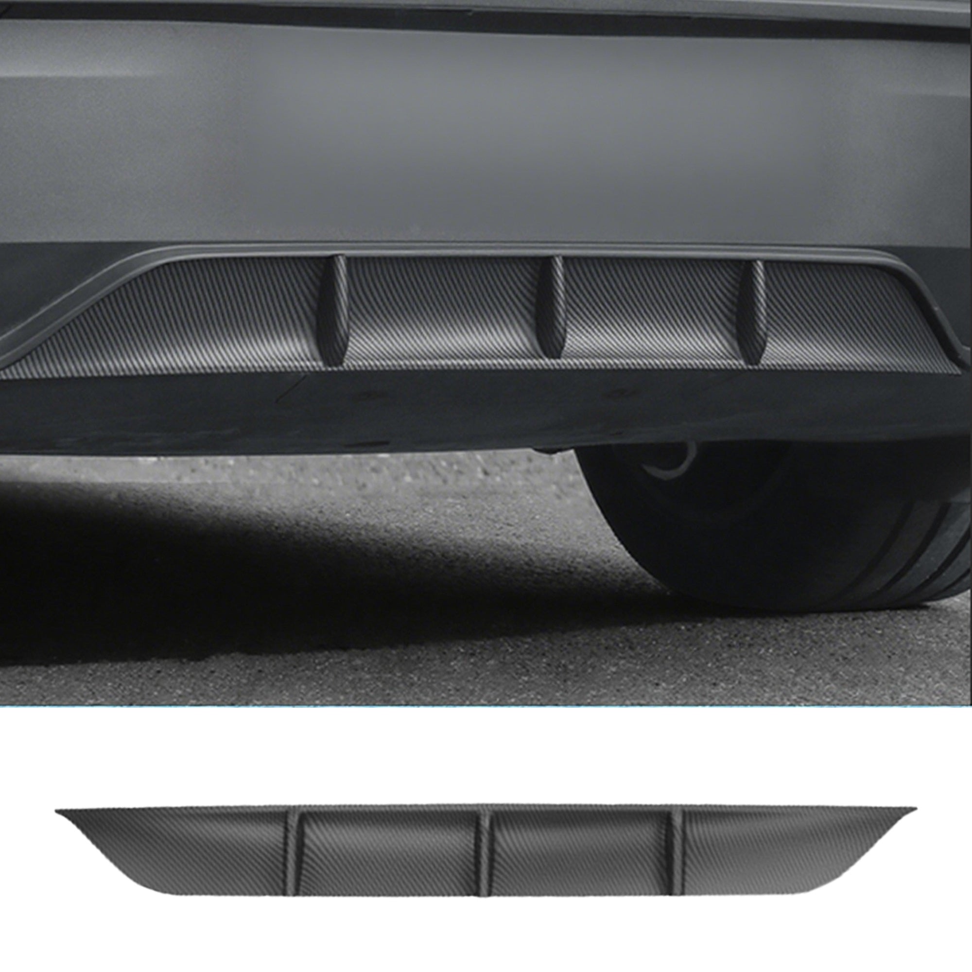 Rear Bumper Diffuser for Tesla Model Y Juniper 2025-2026 | Tesstudio