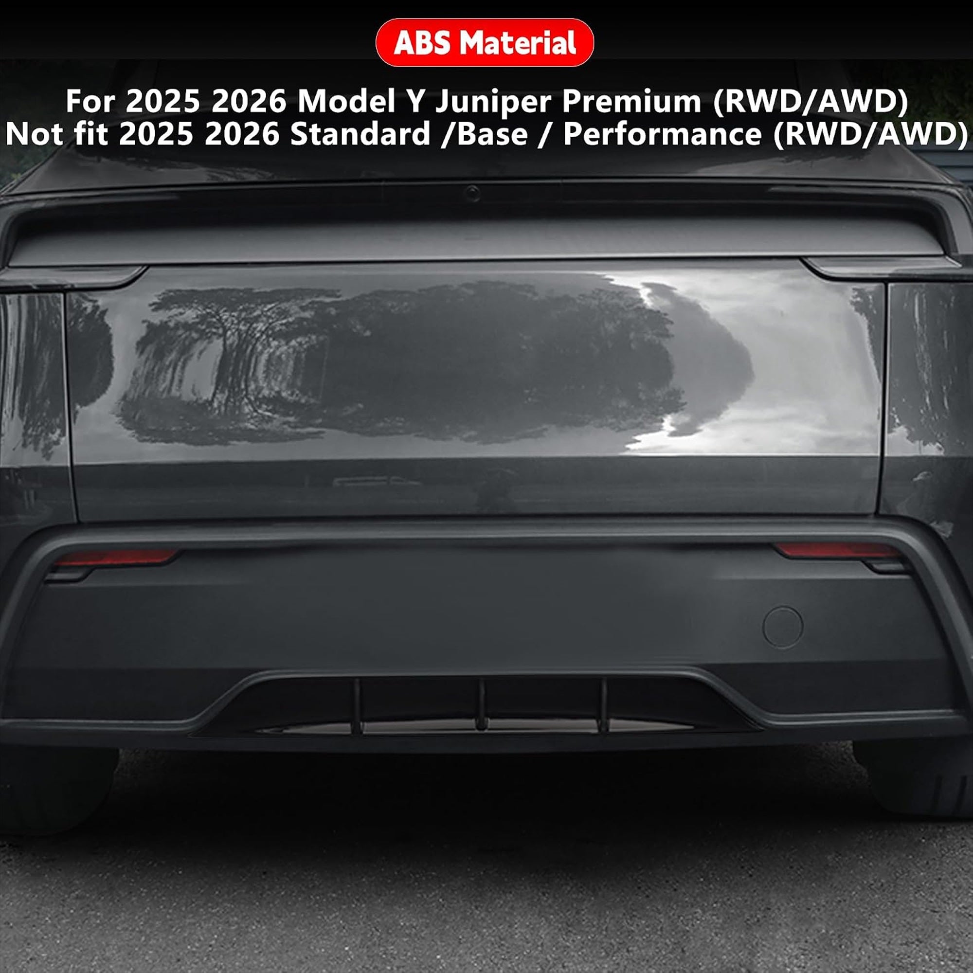 Rear Bumper Diffuser for Tesla Model Y Juniper 2025-2026 | Tesstudio